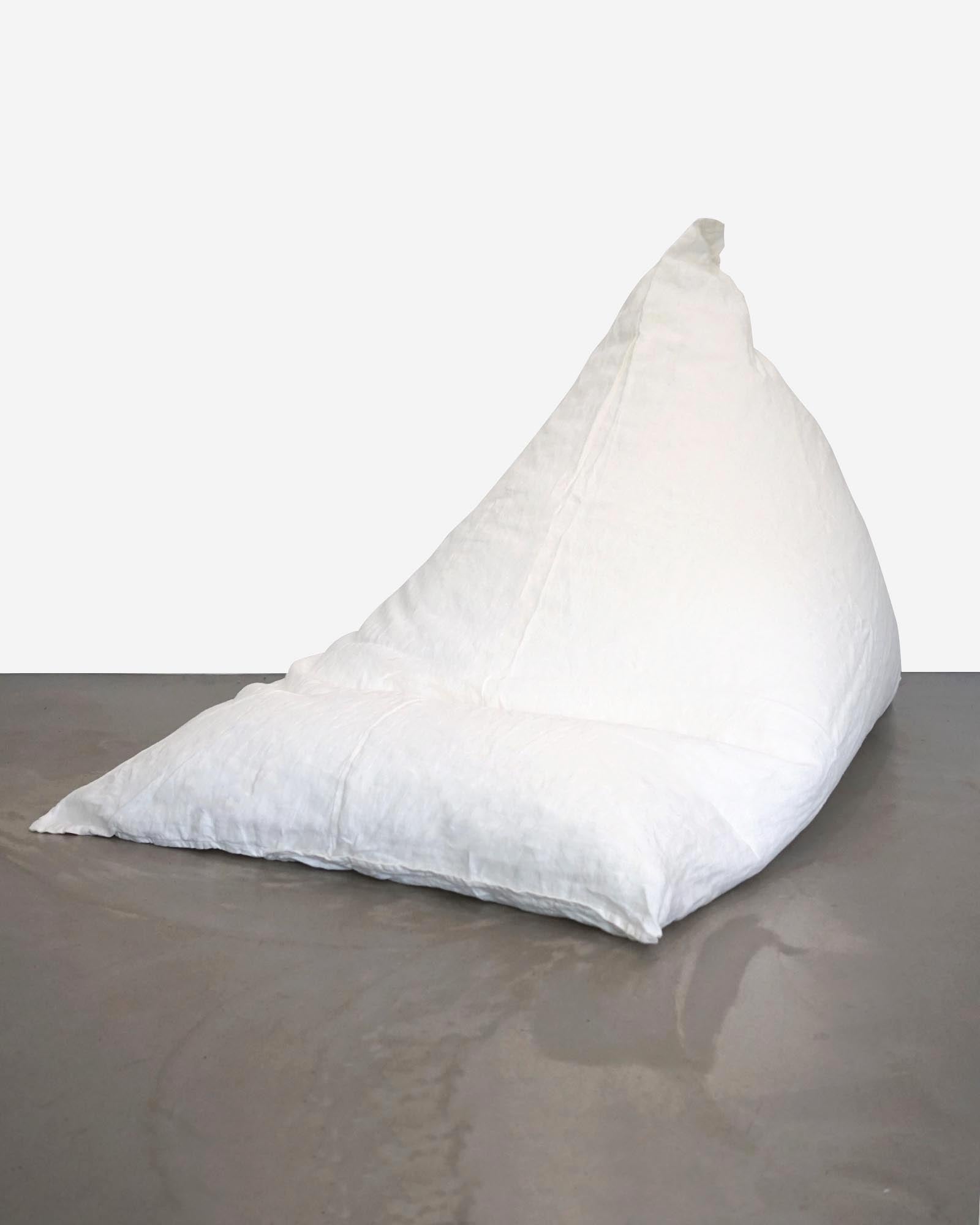 Linen social sales bean bag